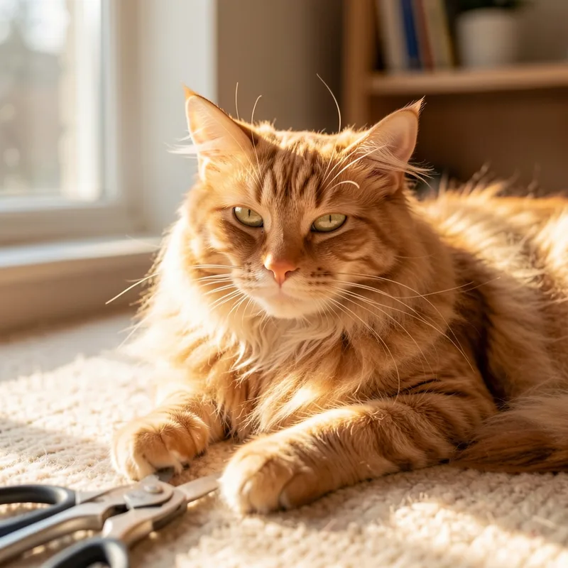 Couper les griffes de son chat sans stress